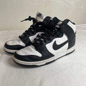Nike Dunk High Black White Panda Sneakers Men’s Size 8